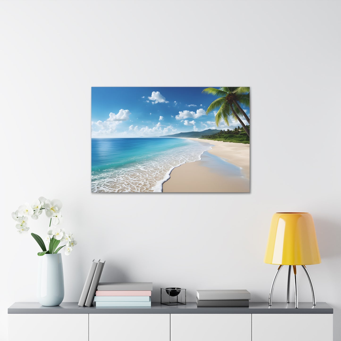 Golden Sands Serenity: Beach Wall Décor