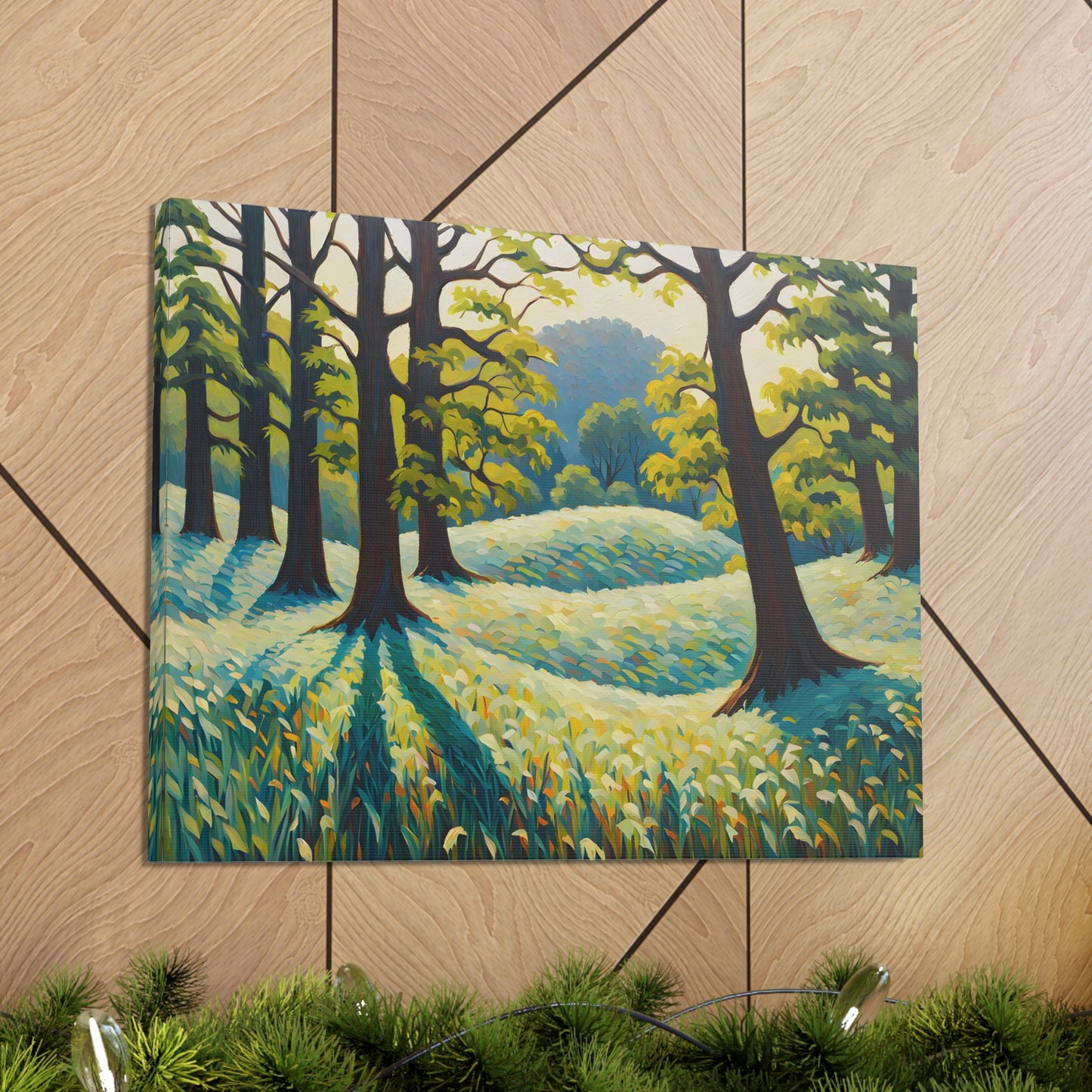 Forest Sanctuary: Classic Oil Painting Wall Décor