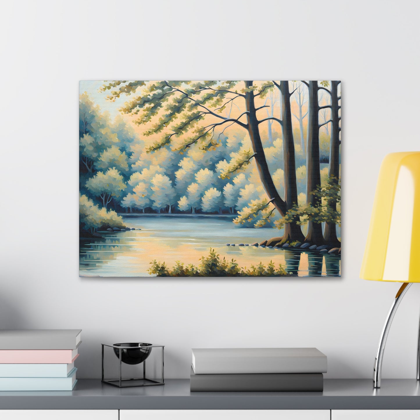 Birch Grove: Classic Oil Painting Wall Décor