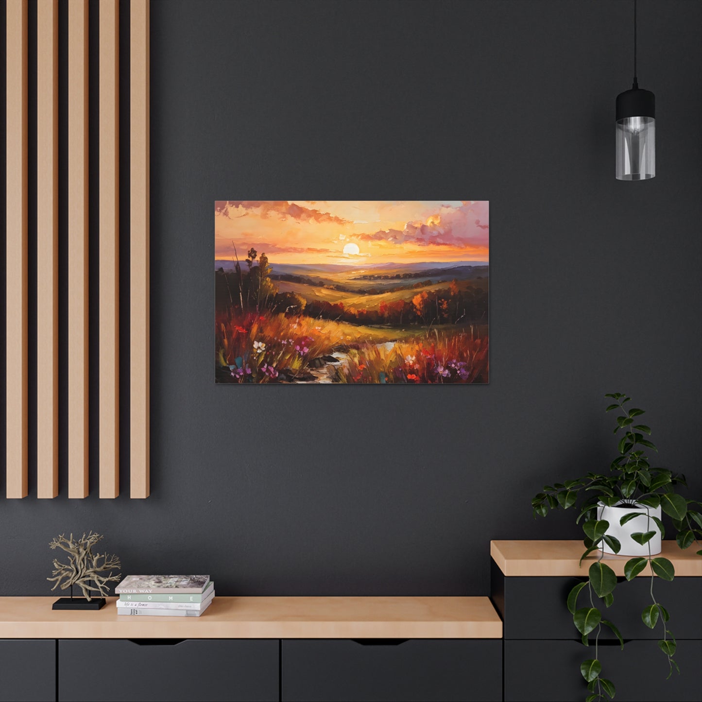 Enchanted Horizon: Classic Oil Painting Wall Décor