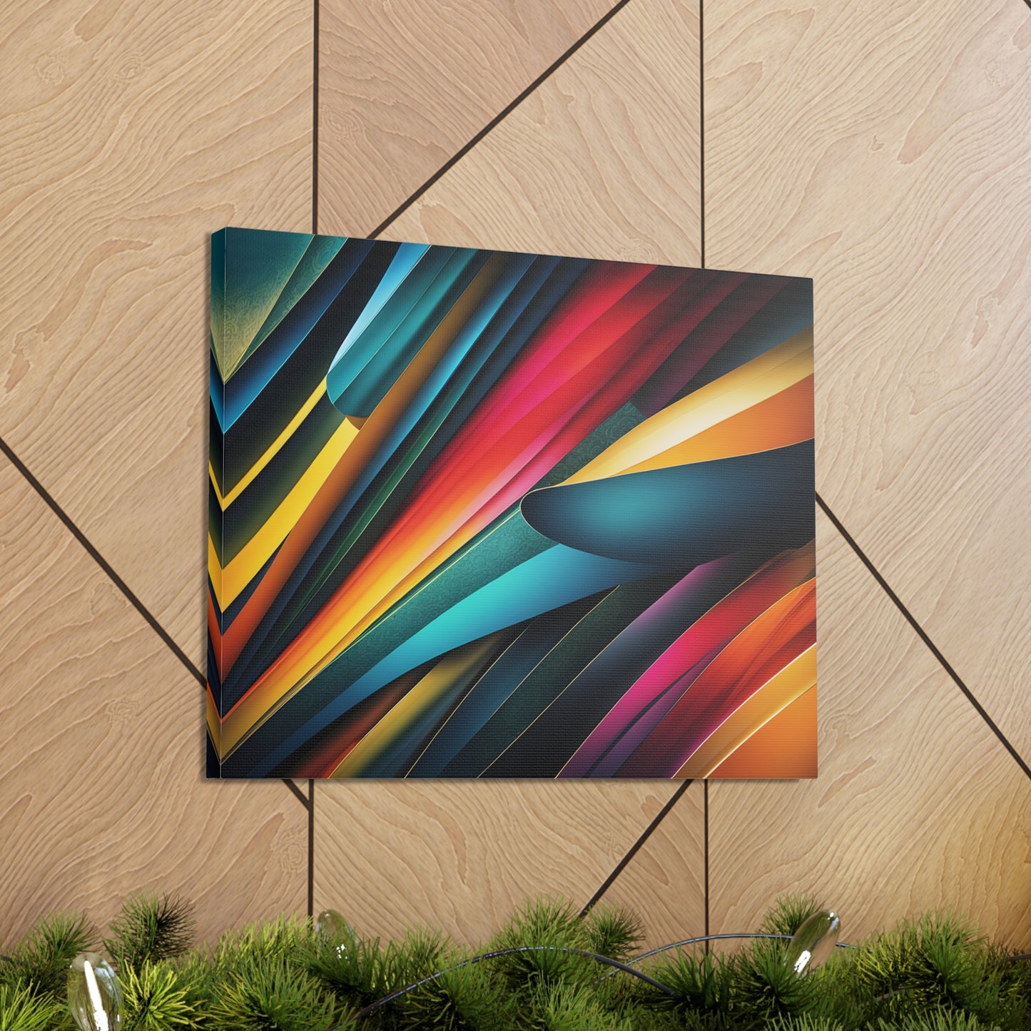 Velvet Stream: Abstract Wall Décor