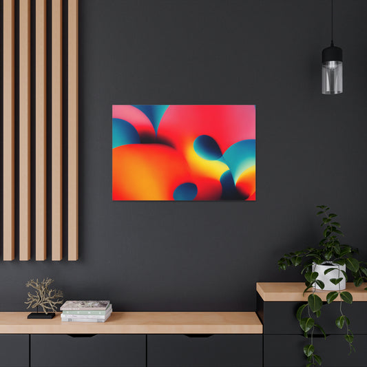 Surreal Aurora: Abstract Colors Wall Décor