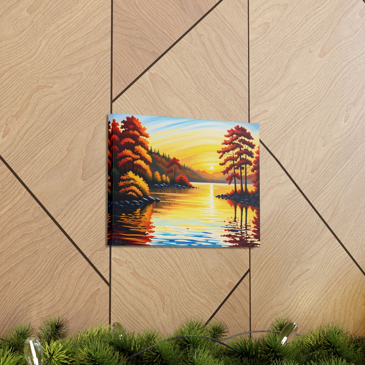 Coastal Dawn: Classic Oil Painting Wall Décor