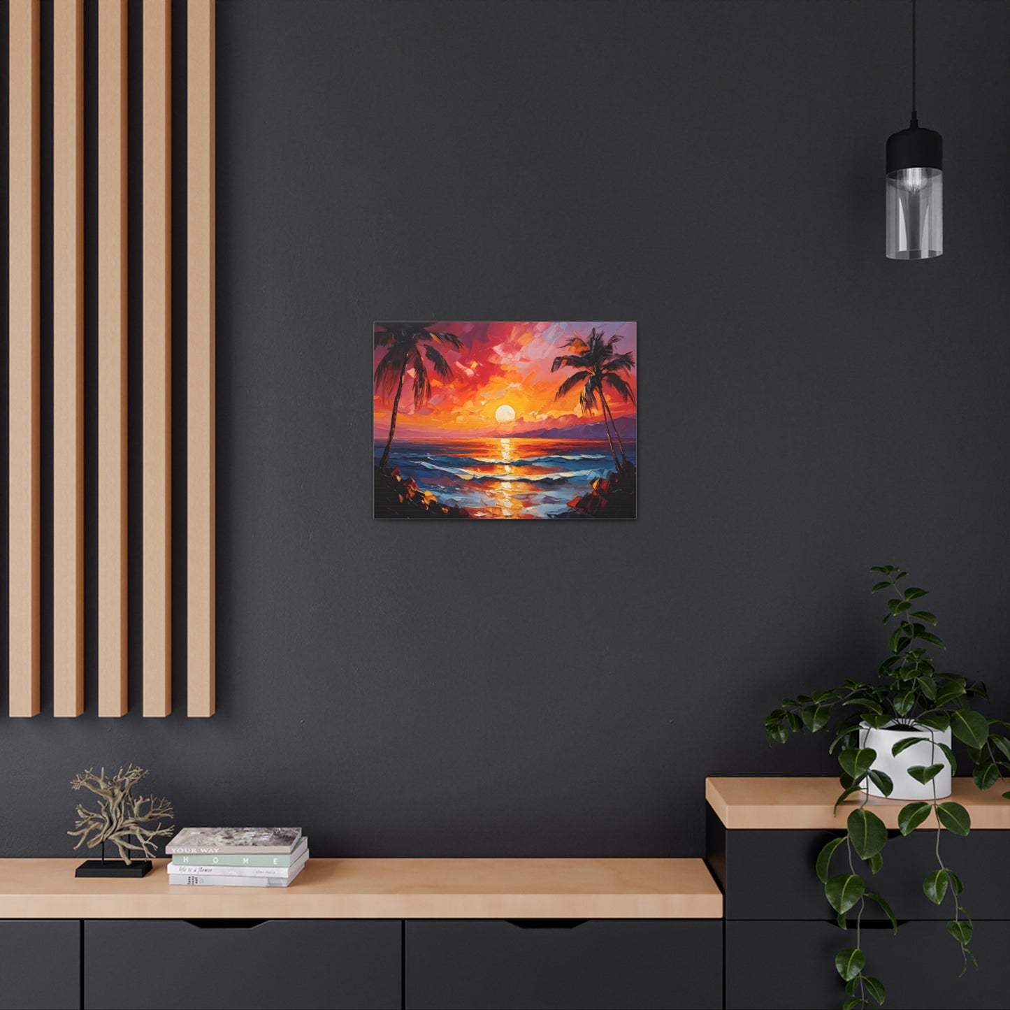 Coastal View: Classic Oil Painting Wall Décor