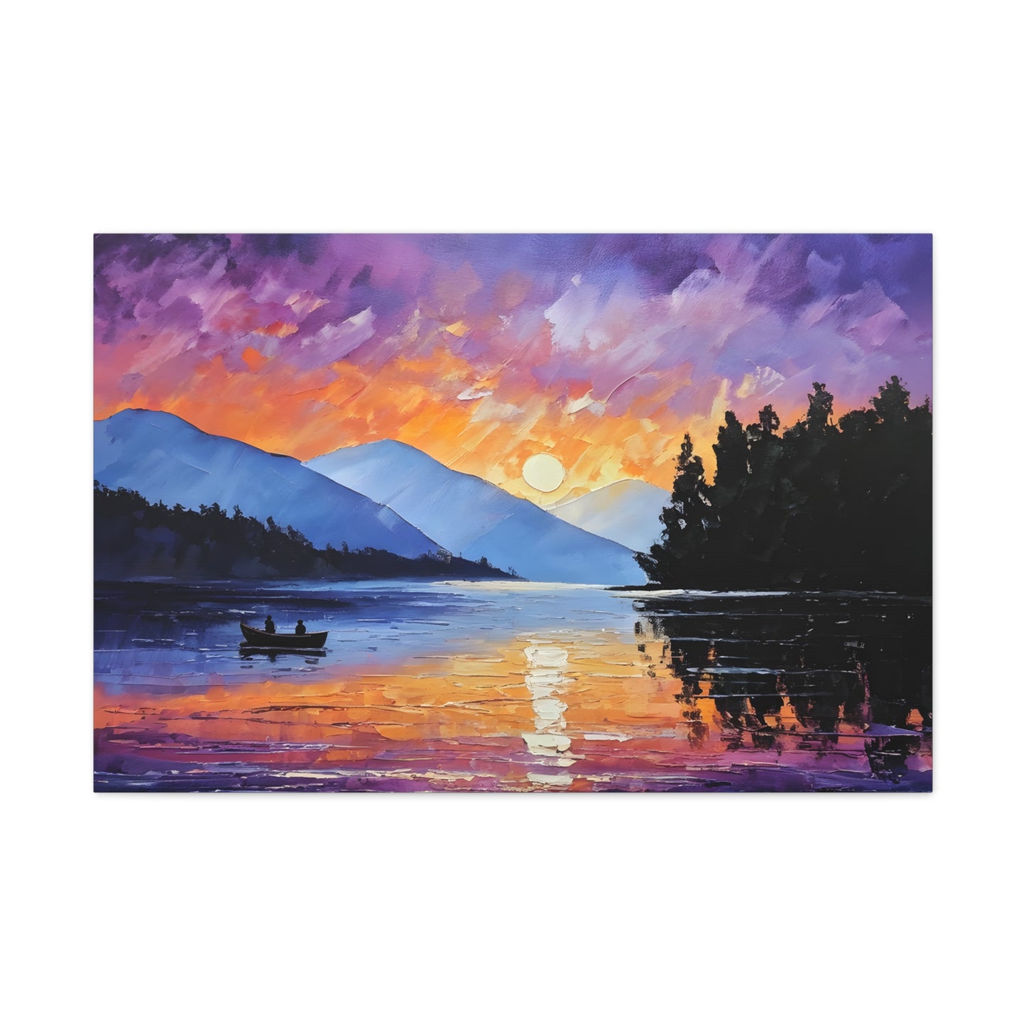 Wilderness Dawn: Classic Oil Painting Wall Décor