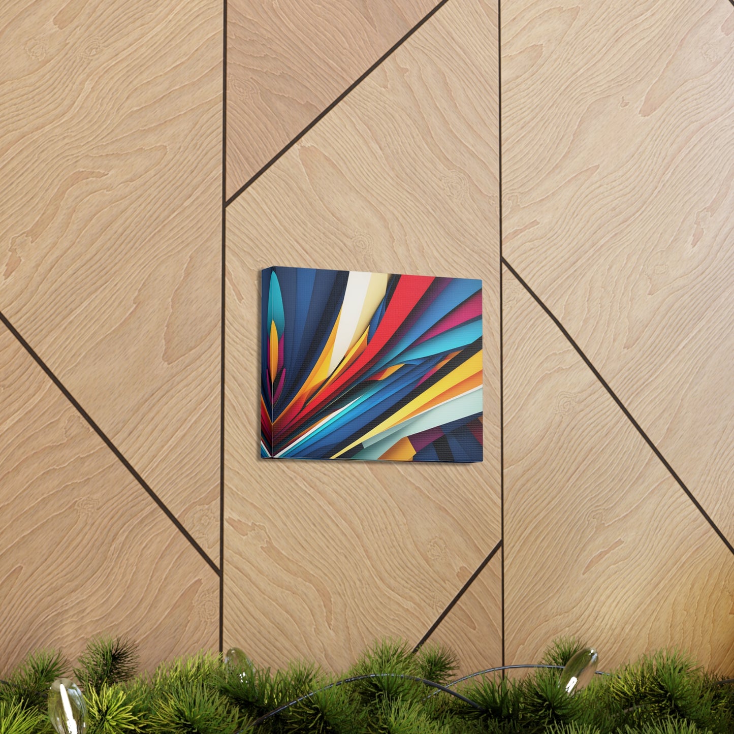 Eclipsed Waves: Abstract Wall Décor