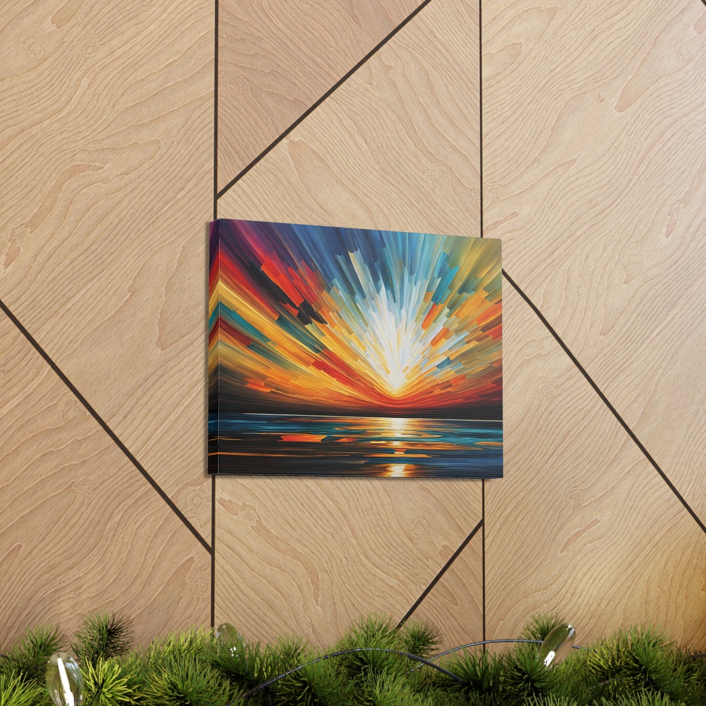 Solar Stream: Abstract Wall Décor