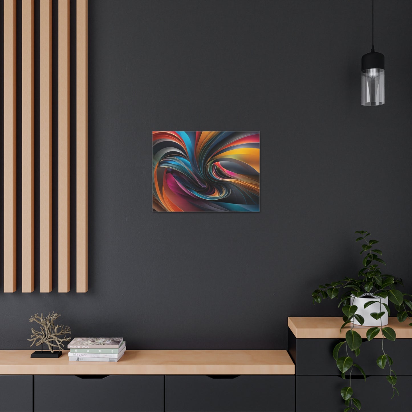 Temporal Waves: Abstract Wall Décor