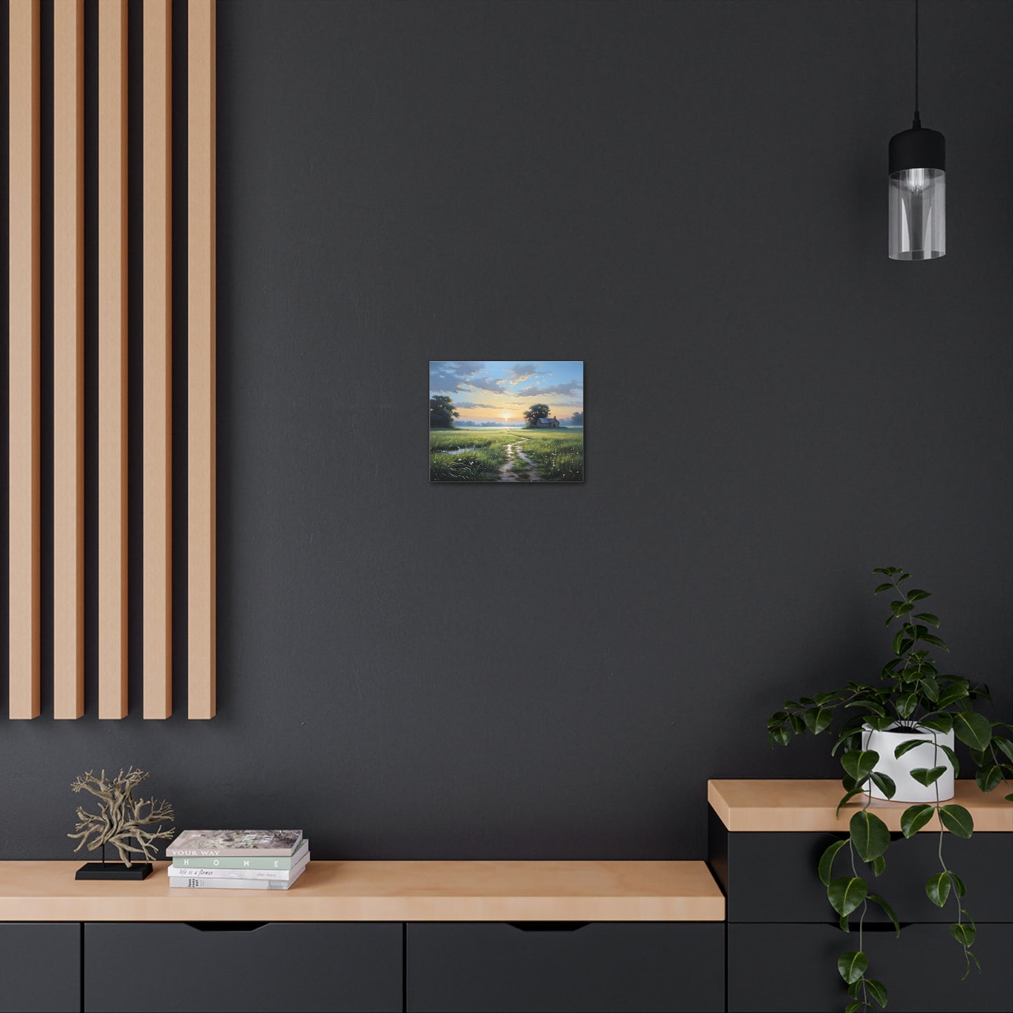 Windswept Plains: Classic Oil Painting Wall Décor