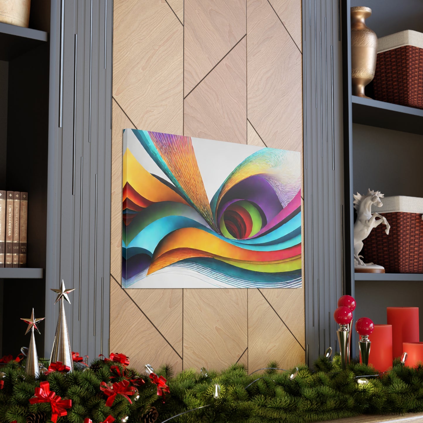 Aurora Harmony: Abstract Wall Décor