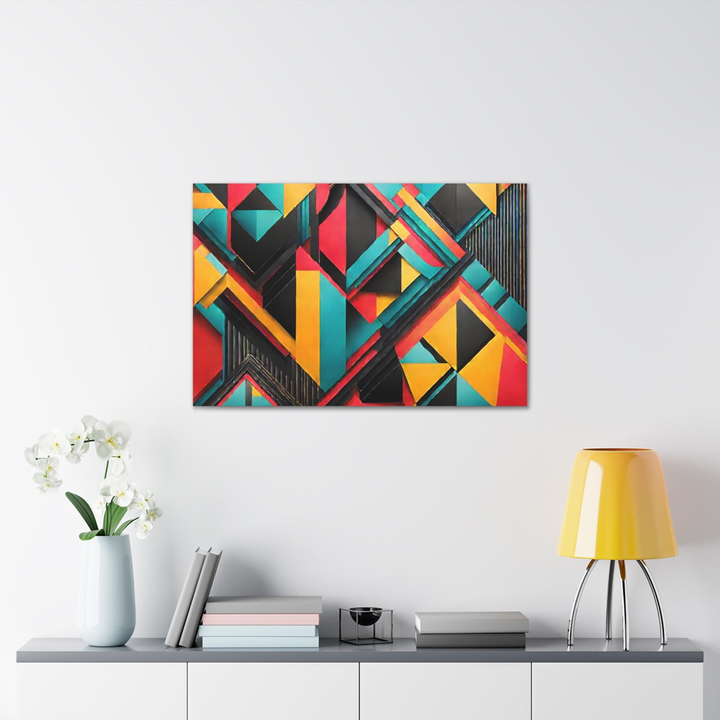 Radiant Maze: Abstract Wall Décor