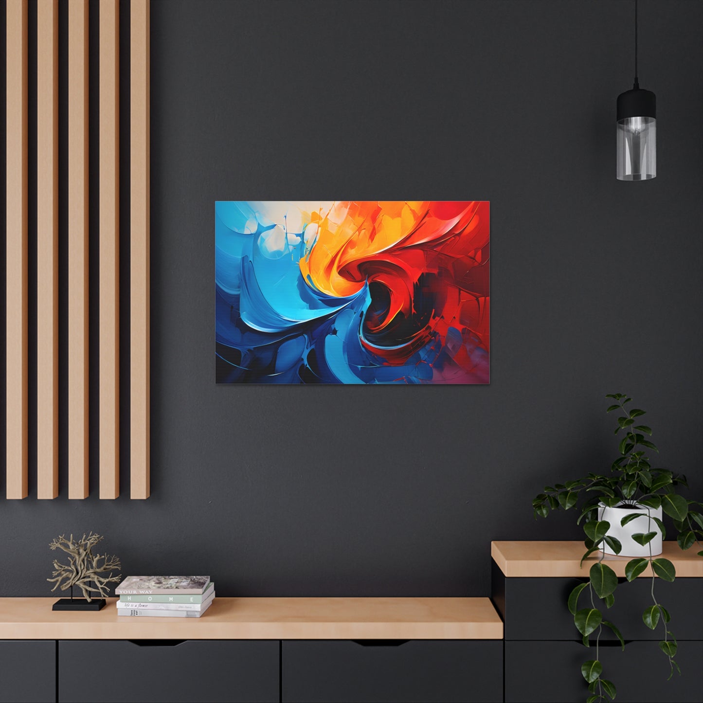 Colorful Chaos: Abstract Wall Décor