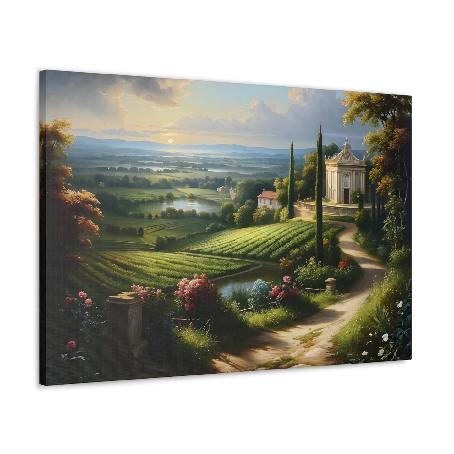 Woodland Glade: Classic Oil Painting Wall Décor