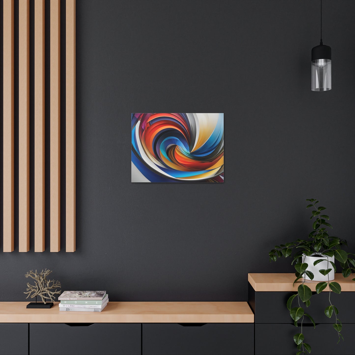 Velvet Waves: Abstract Wall Décor