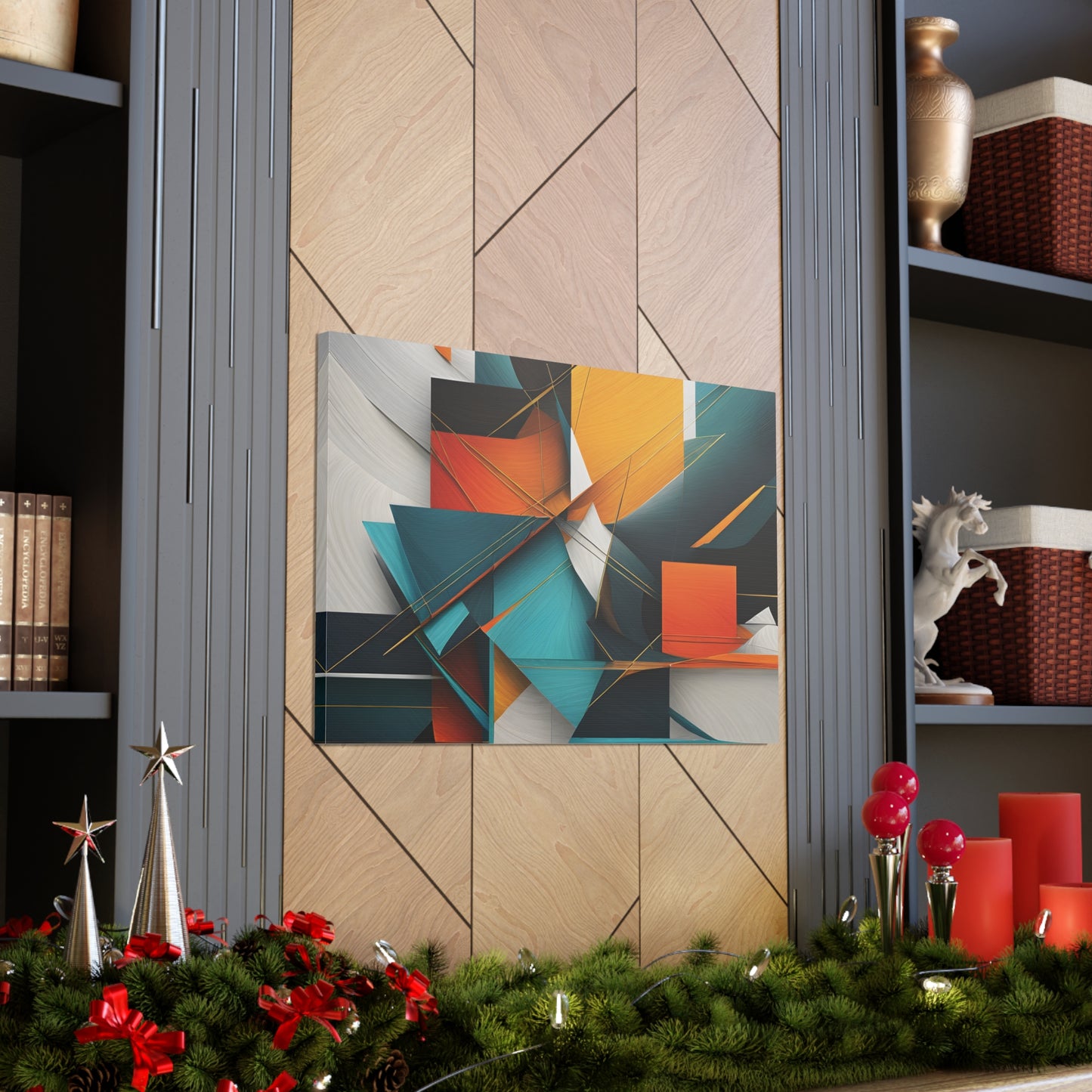 Chromatic Harmony: Abstract Wall Décor