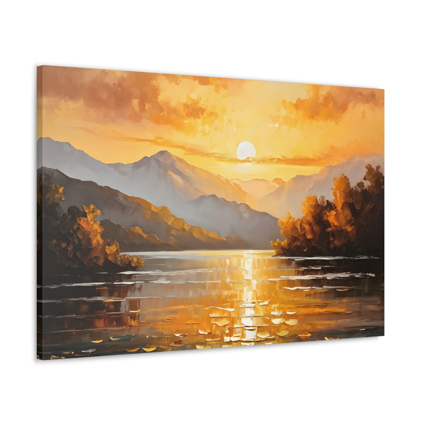 Mountain Glade: Classic Oil Painting Wall Décor