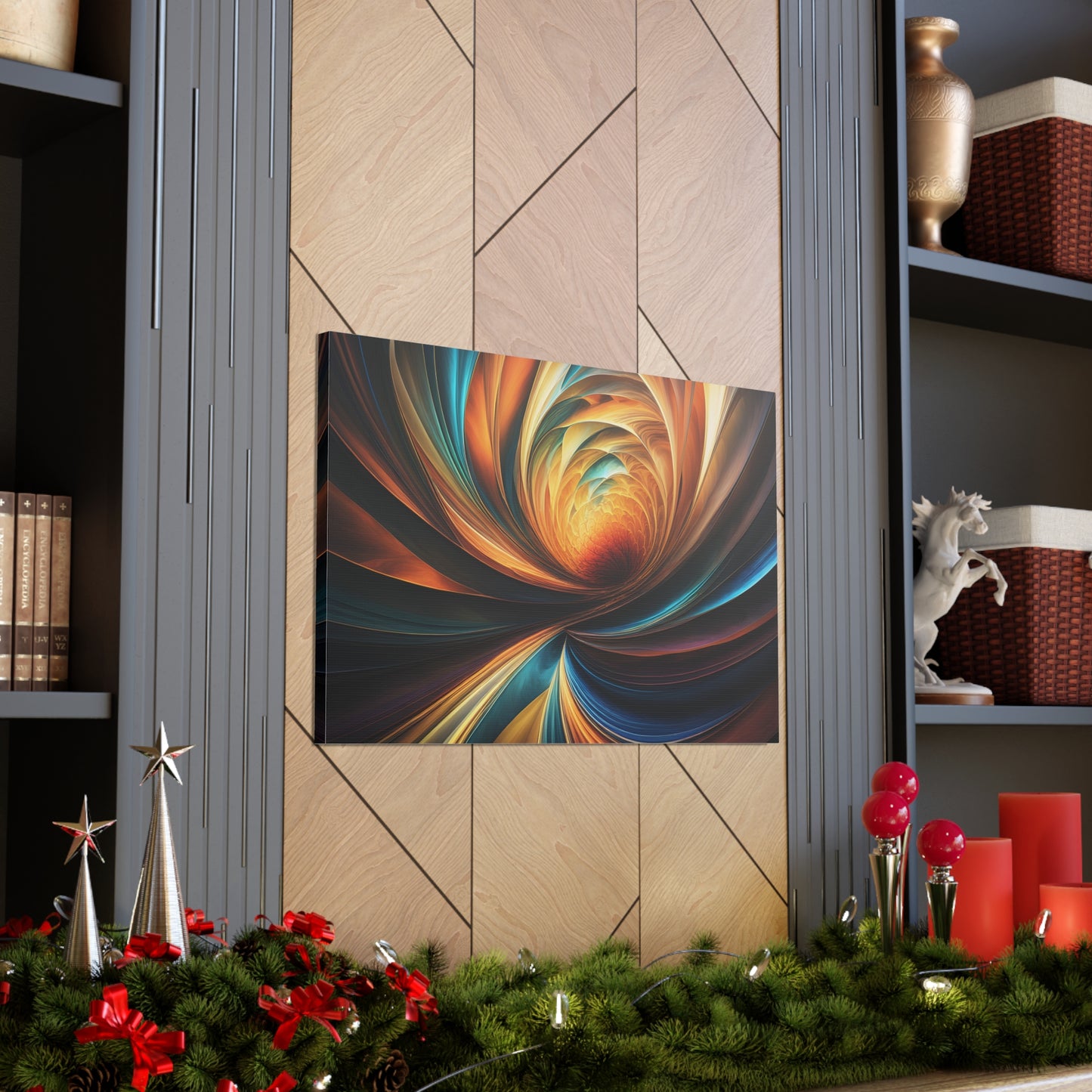 Serene Pathways: Abstract Wall Décor