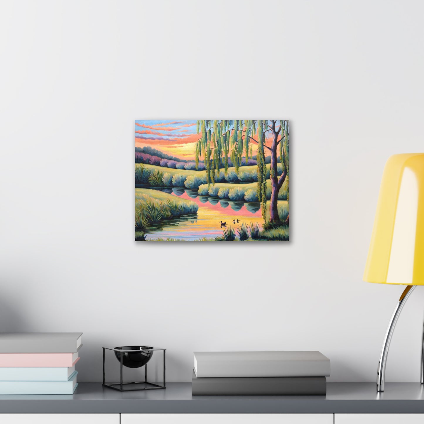 Tranquil Horizon: Classic Oil Painting Wall Décor