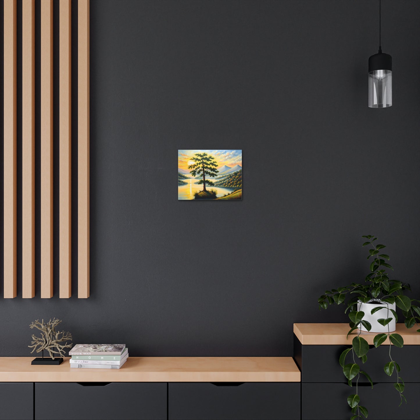 Green Haven: Classic Oil Painting Wall Décor