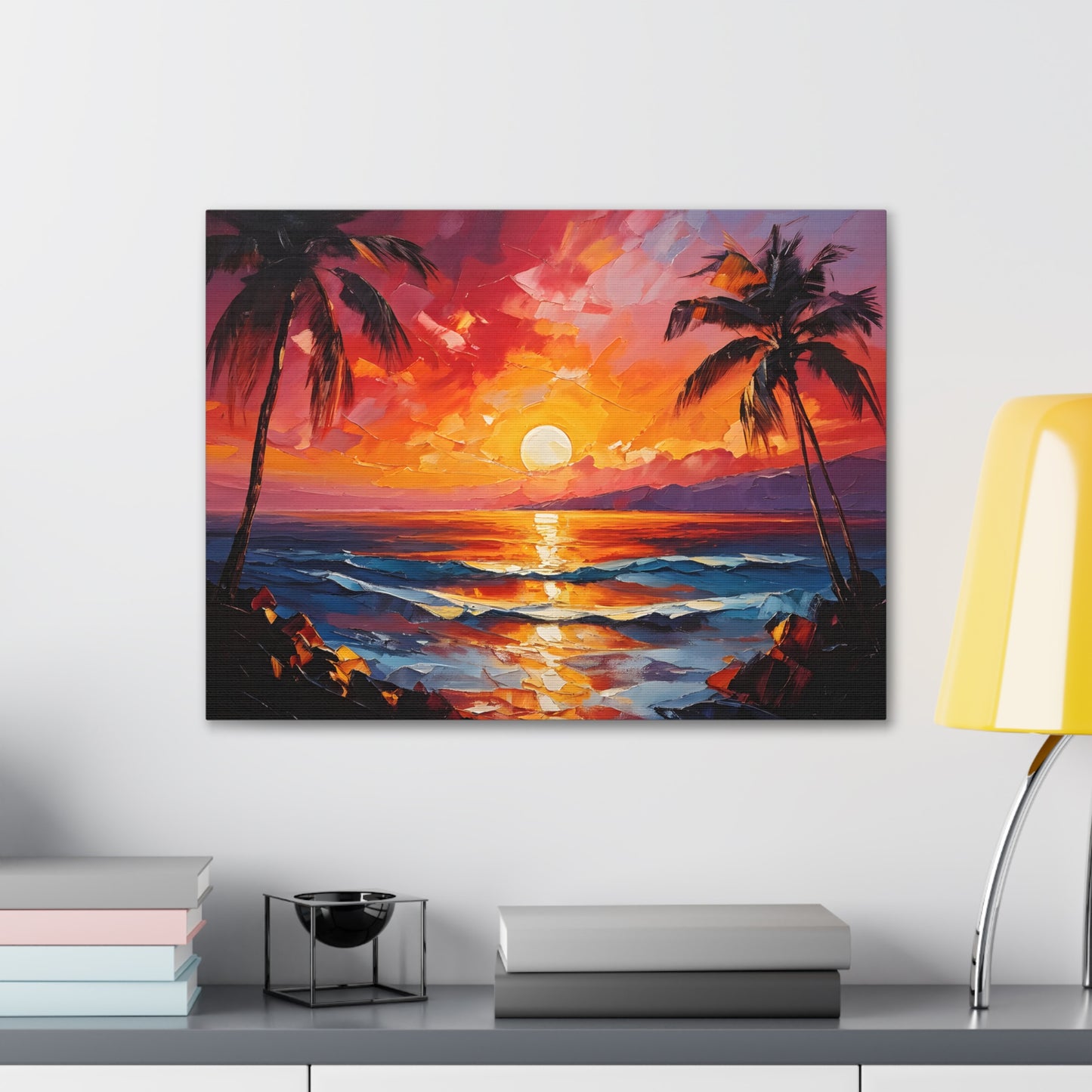 Coastal View: Classic Oil Painting Wall Décor