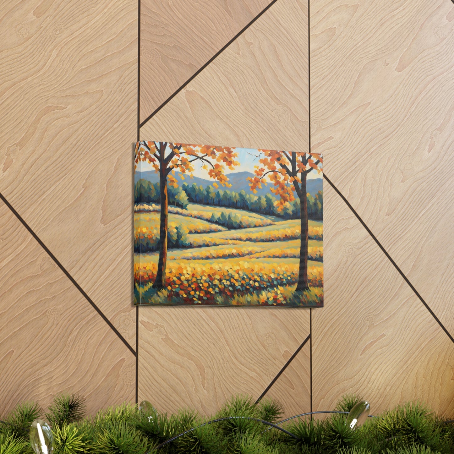 Whispering Valley: Classic Oil Painting Wall Décor