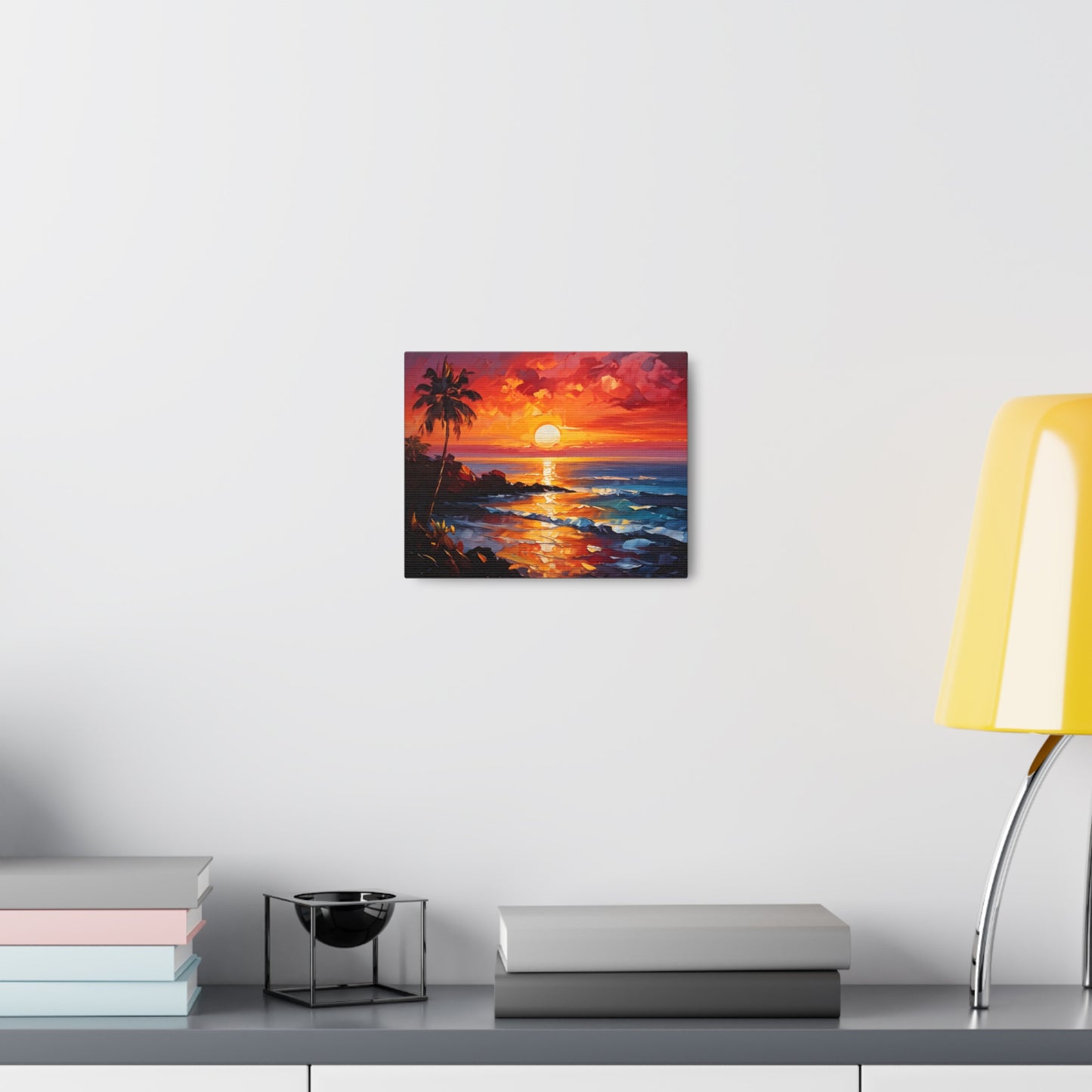 Coastal Vista: Classic Oil Painting Wall Décor