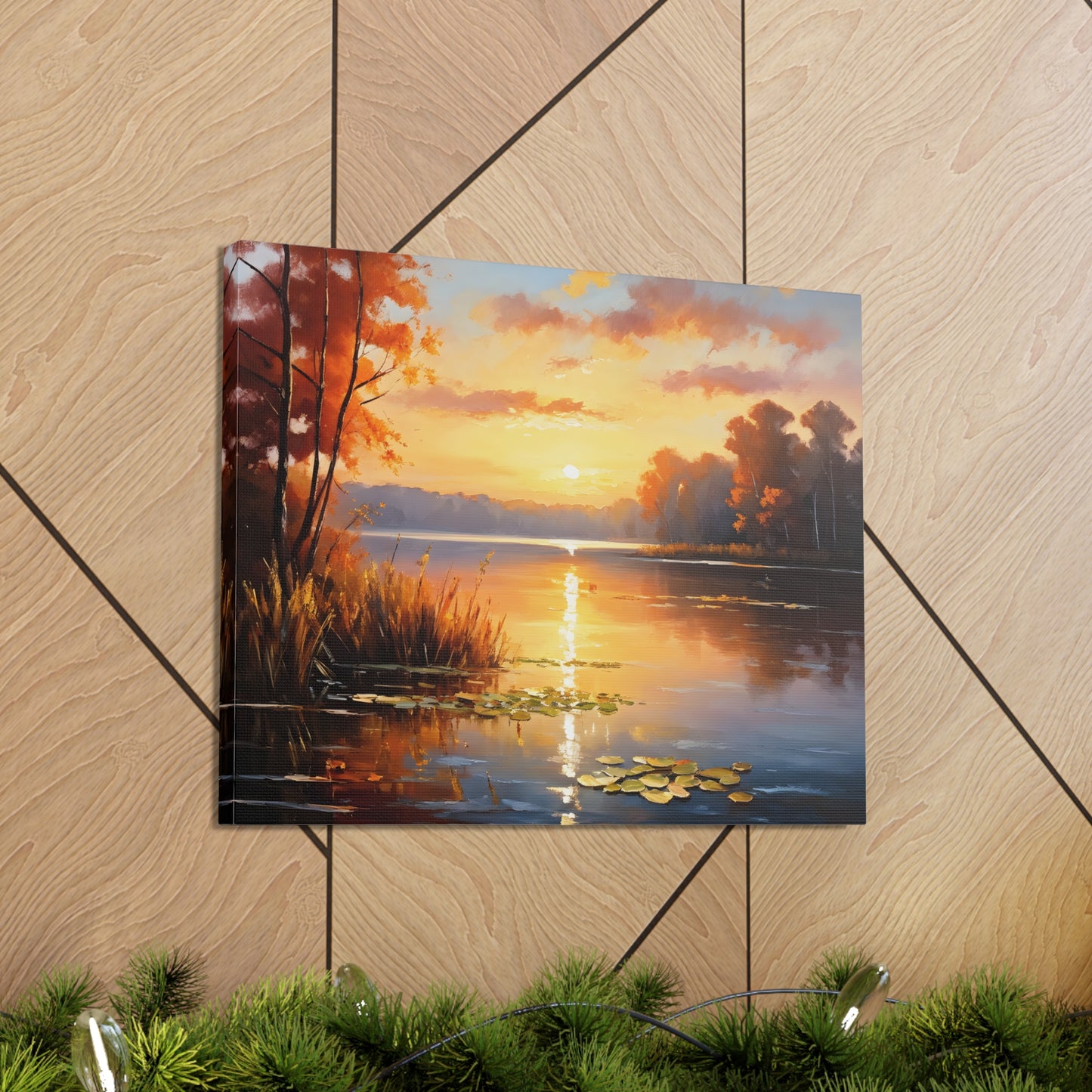 Enchanted Vista: Classic Oil Painting Wall Décor