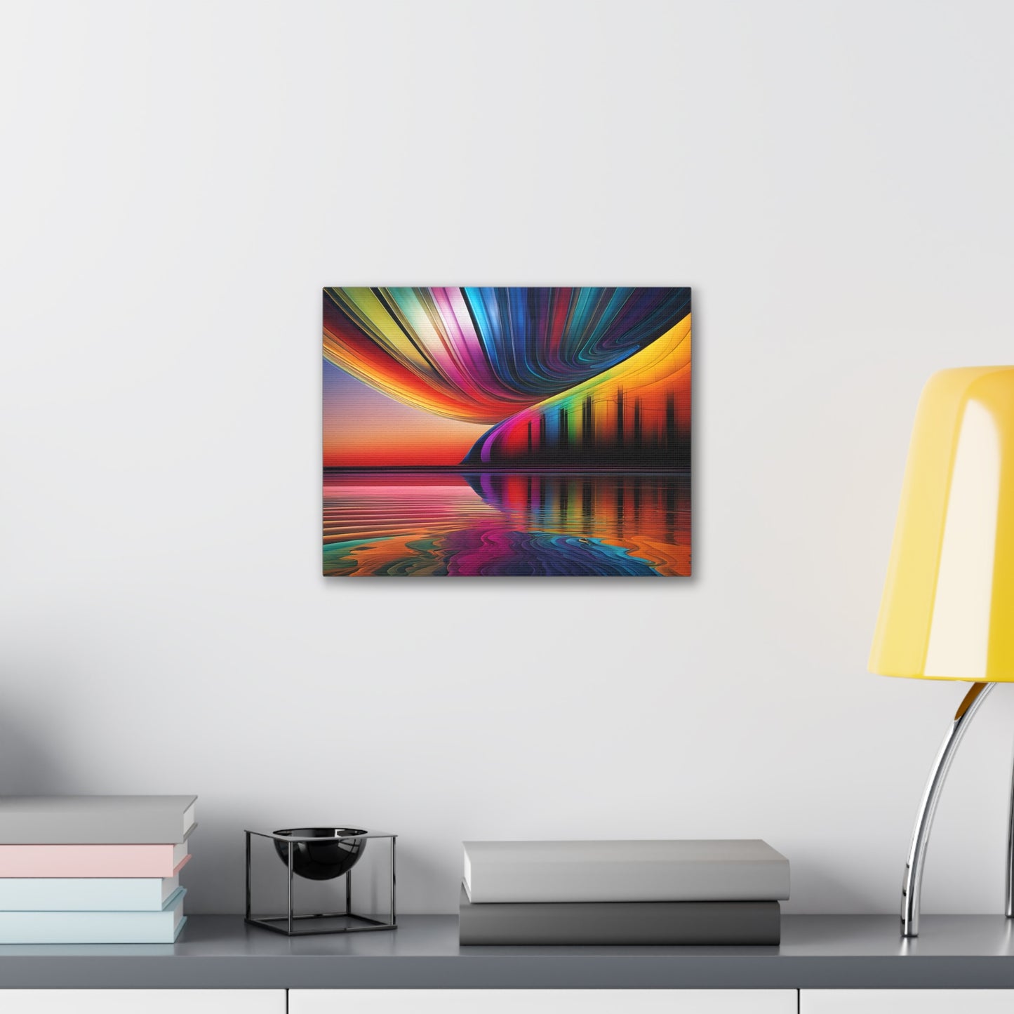 Rippled Silence: Abstract Wall Décor