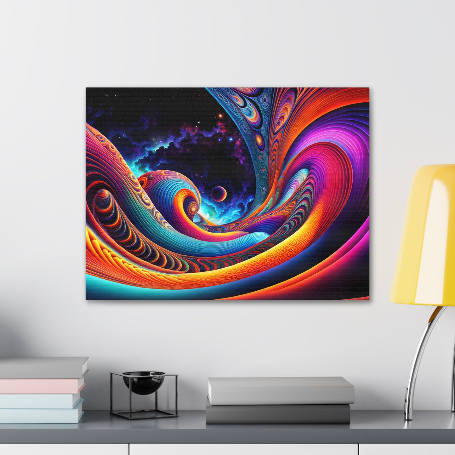 Galactic Groove: Psychedelic Wall Décor