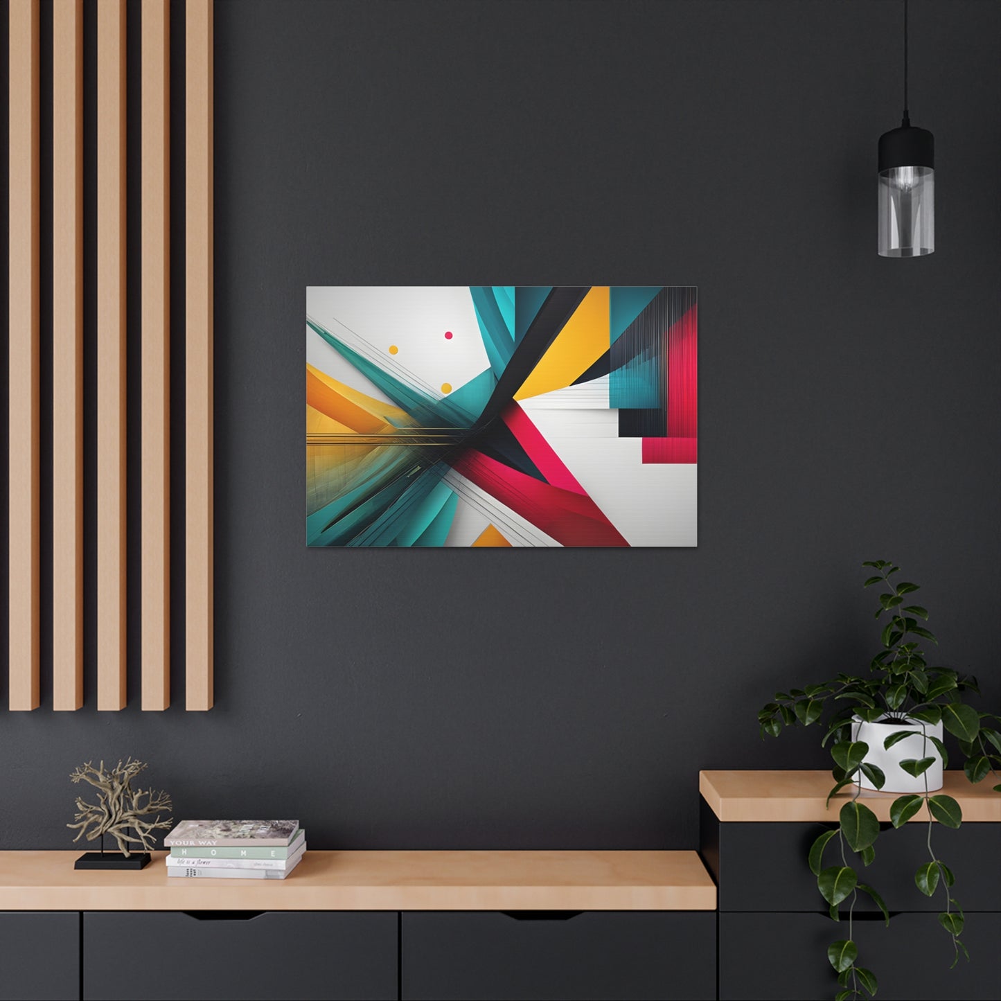 Vivid Resonance: Abstract Wall Décor