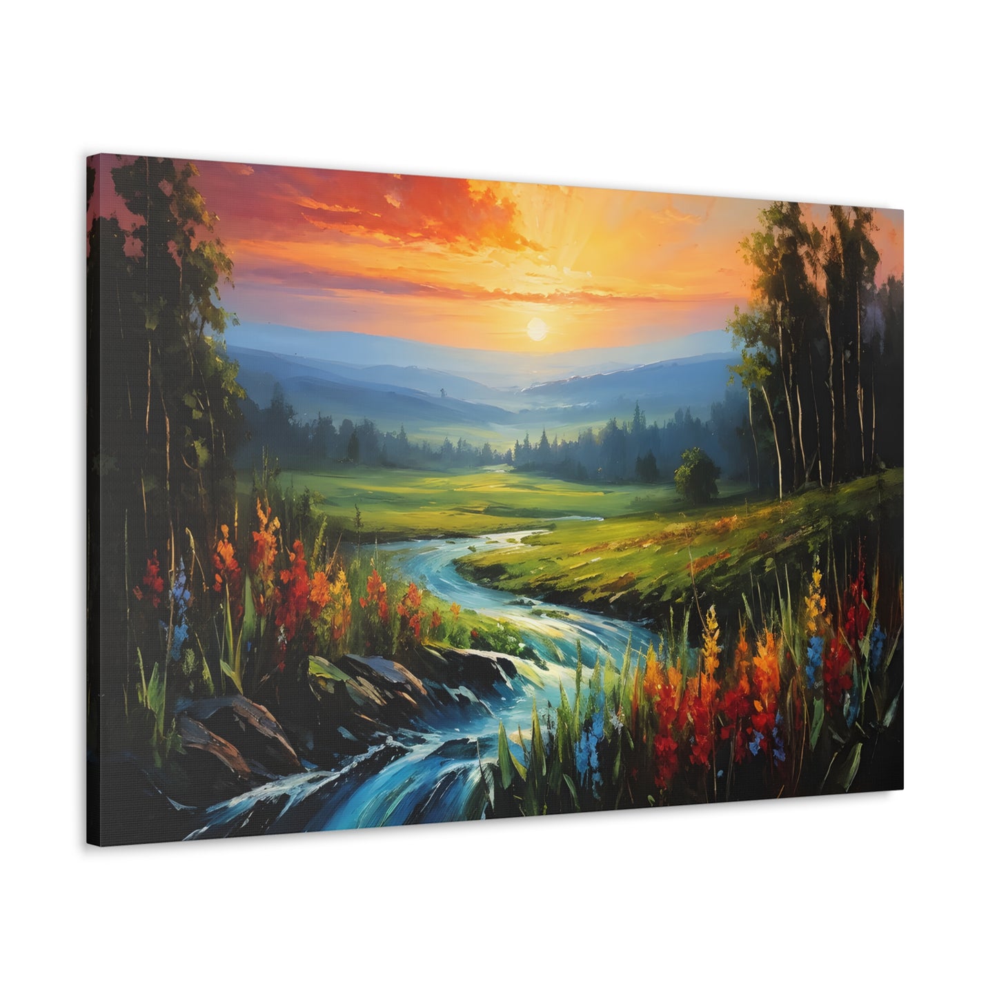 Radiant View: Classic Oil Painting Wall Décor