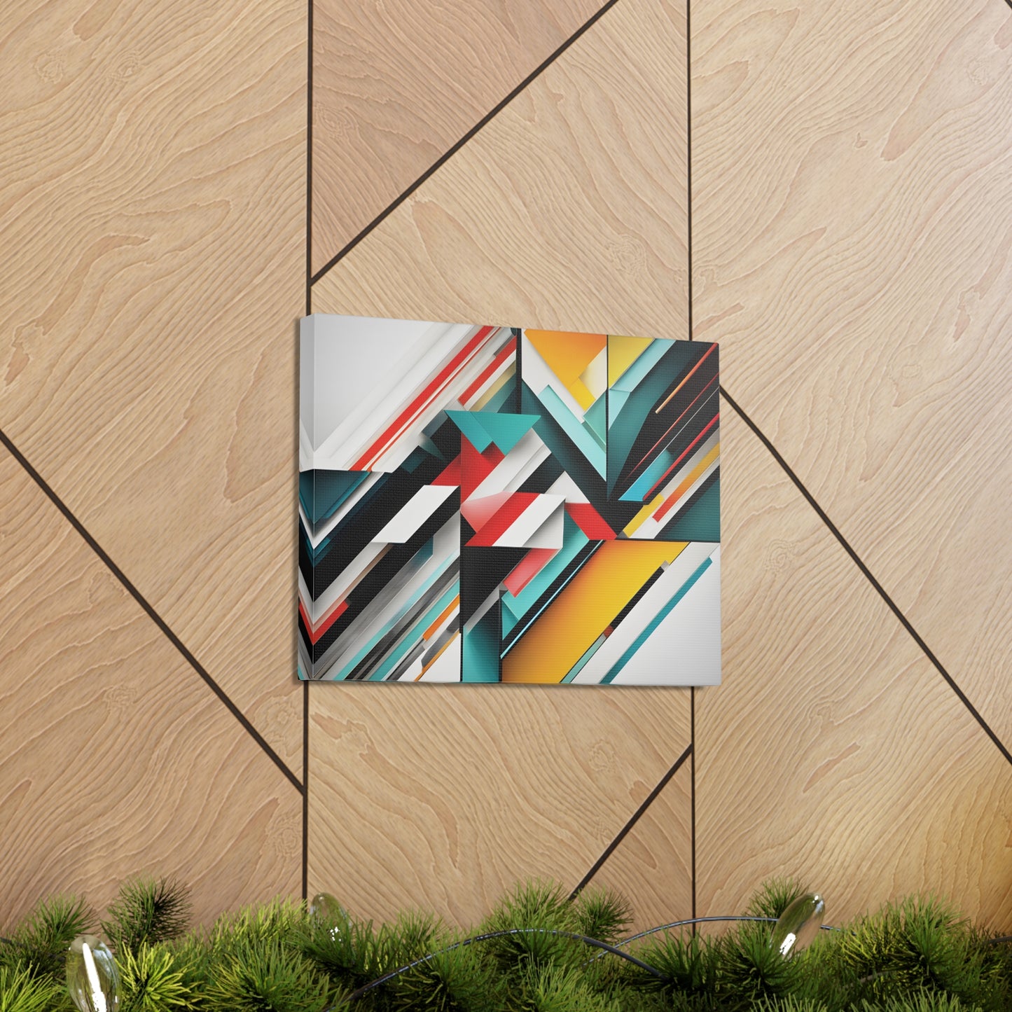 Serene Streams: Abstract Wall Décor