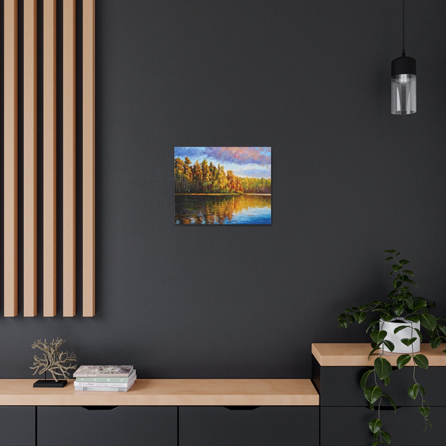 Tranquil Haven: Classic Oil Painting Wall Décor