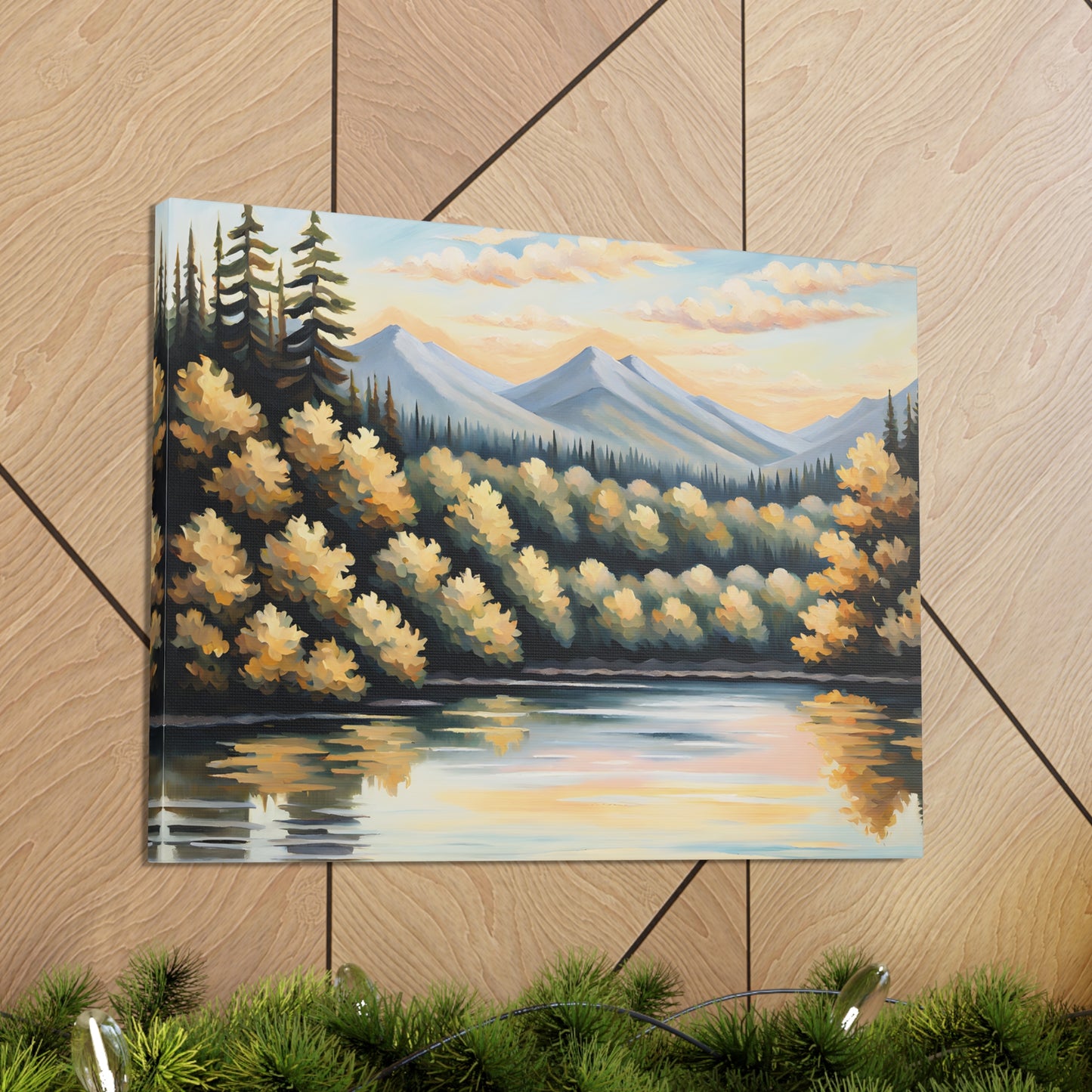 Tranquil River: Classic Oil Painting Wall Décor