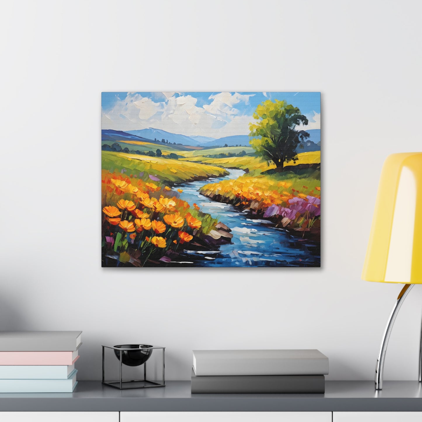 Radiant Garden: Classic Oil Painting Wall Décor