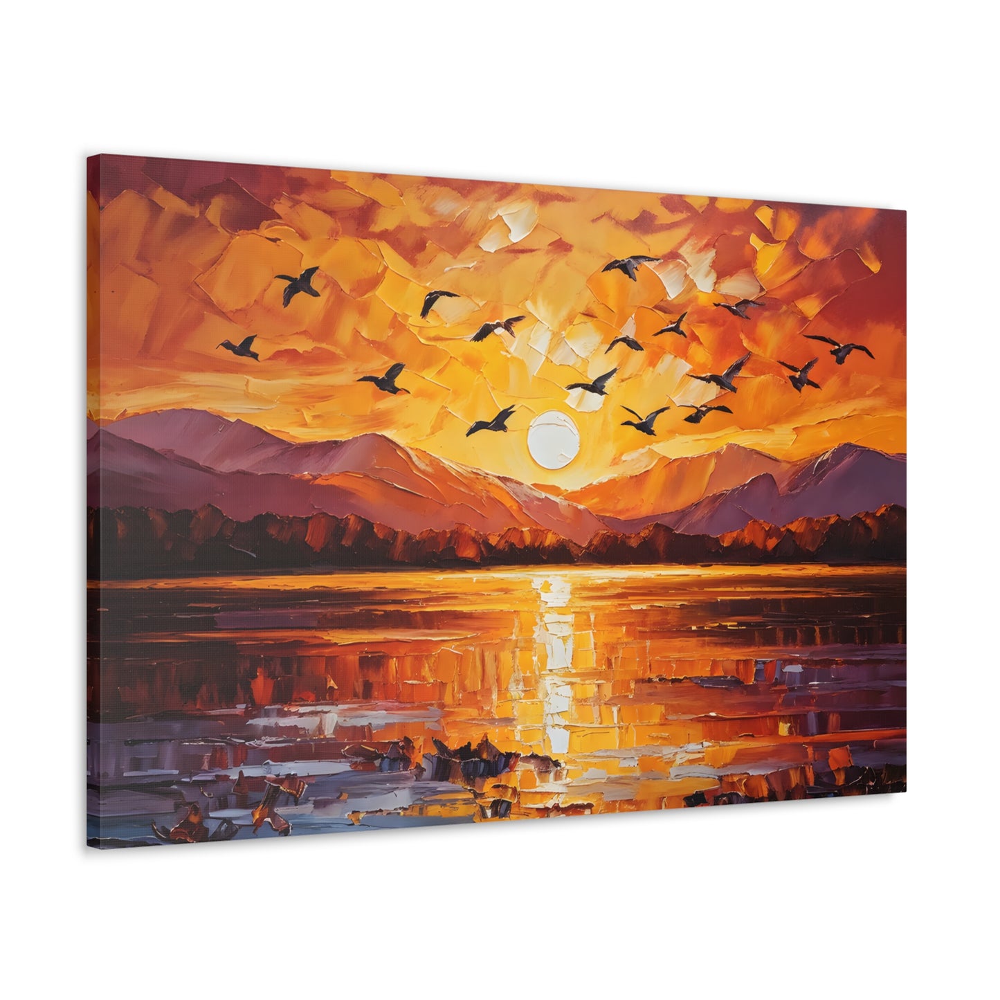 Golden Hour: Classic Oil Painting Wall Décor