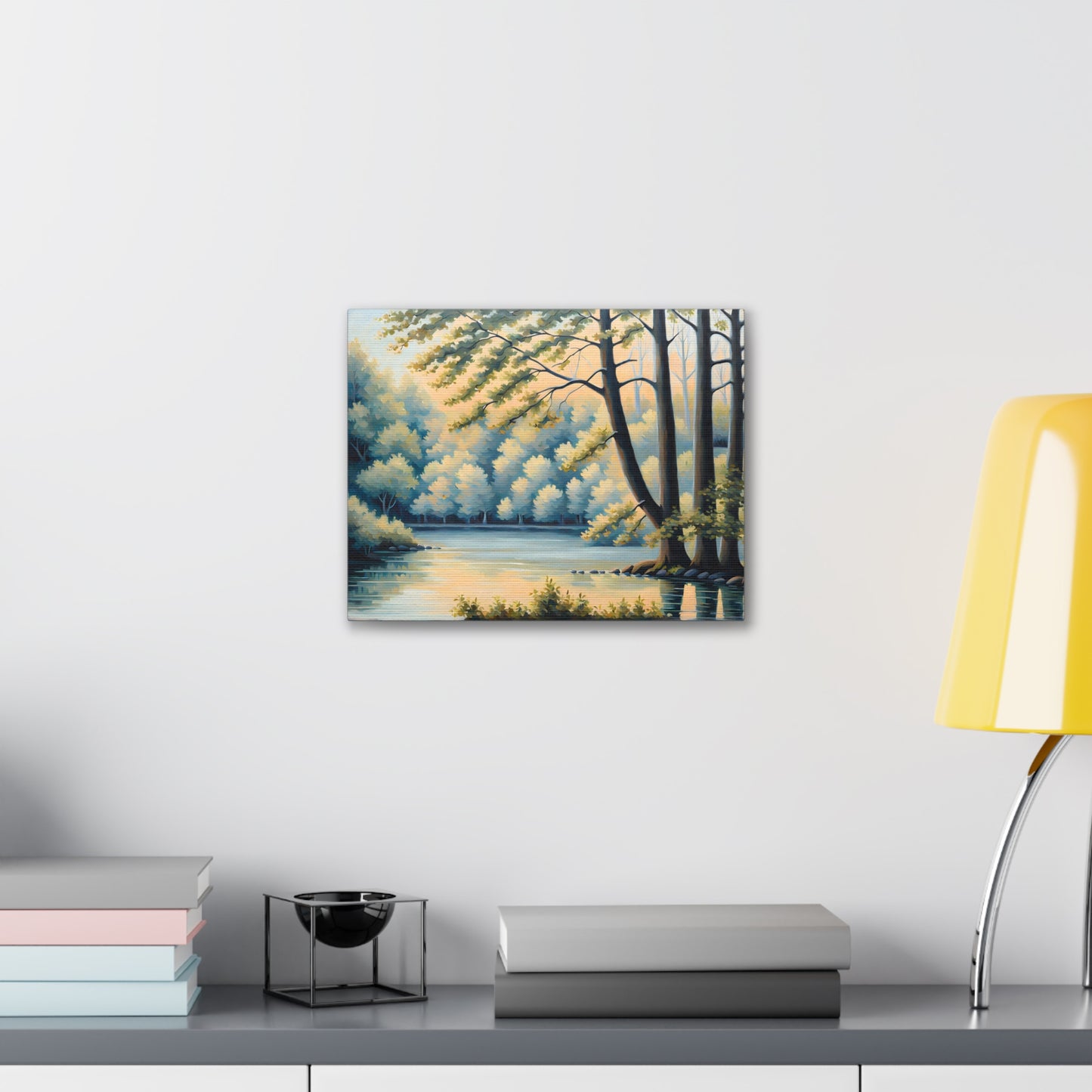 Birch Grove: Classic Oil Painting Wall Décor