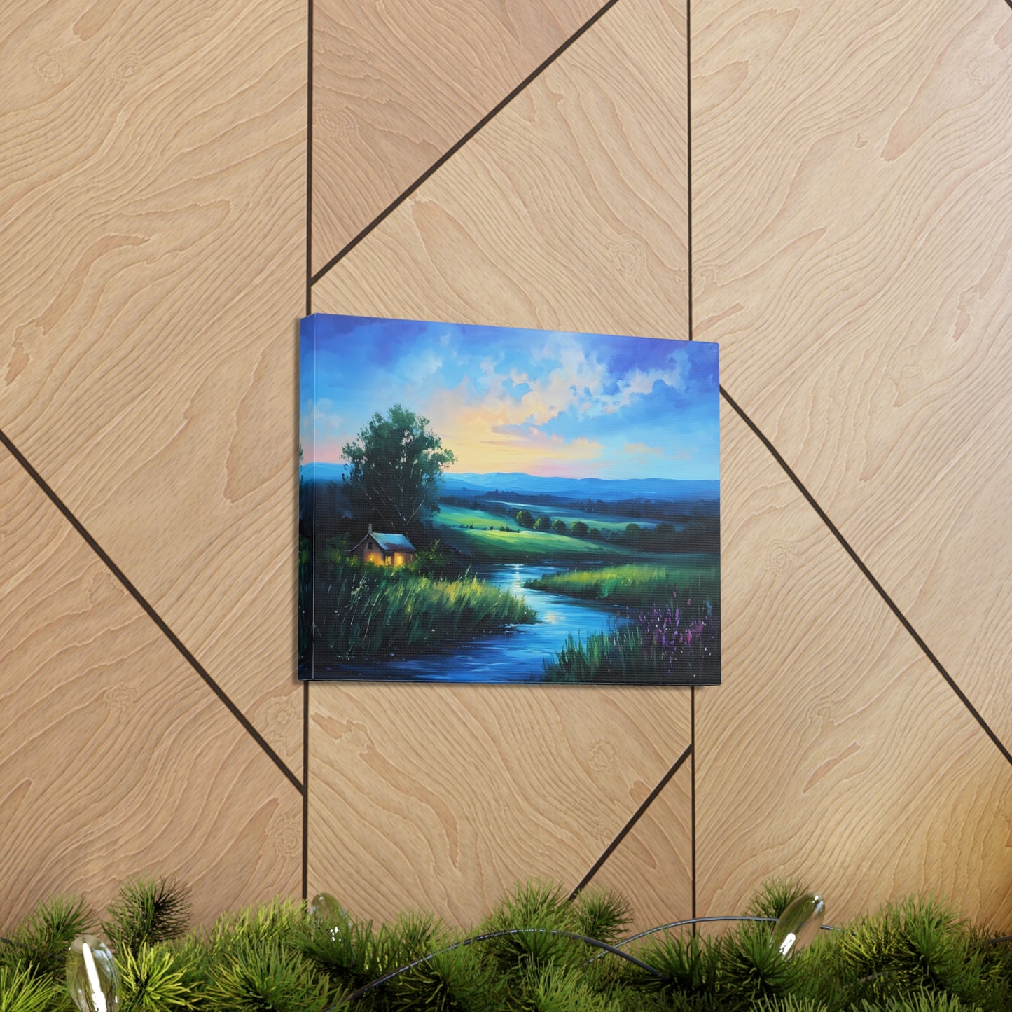 Tranquil Vista: Classic Oil Painting Wall Décor