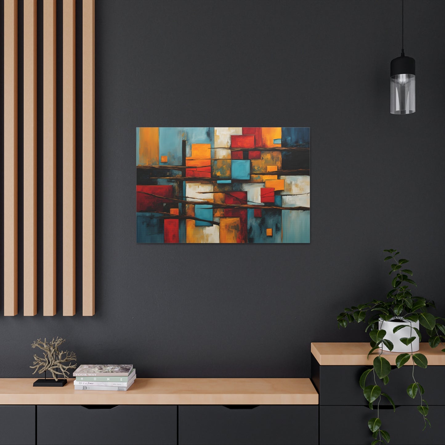 Luminous Pathways: Abstract Wall Décor