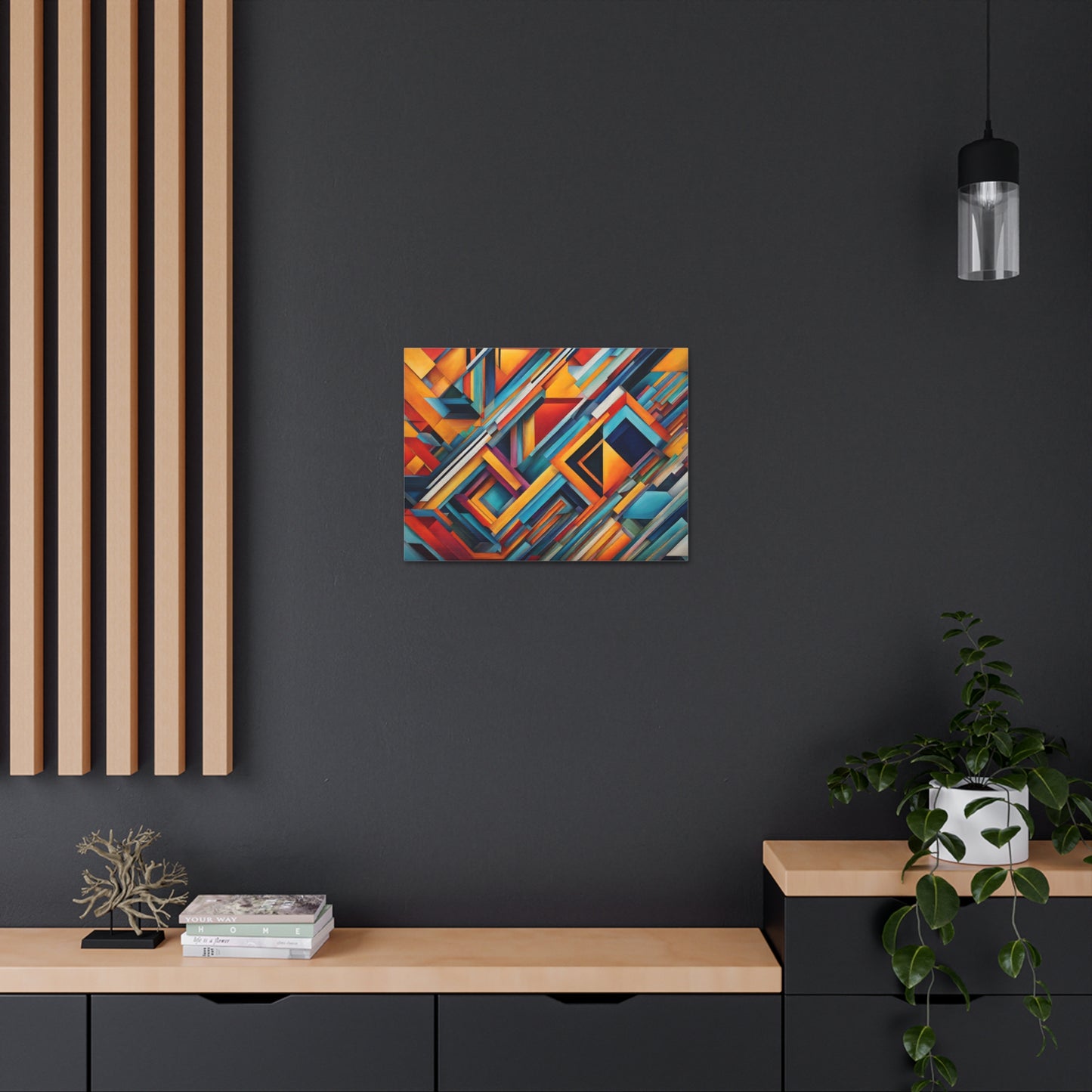 Chromatic Mist: Abstract Wall Décor