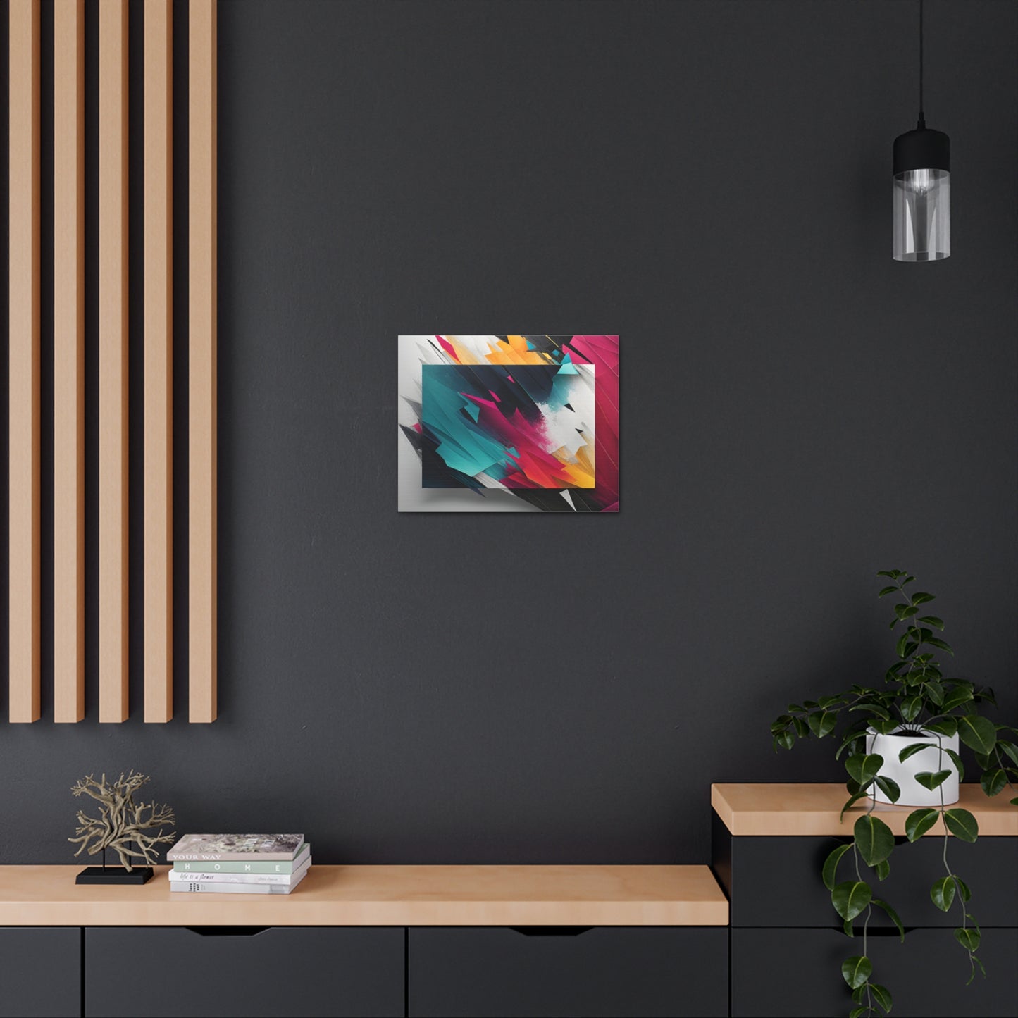 Illusory Dimensions: Abstract Wall Décor