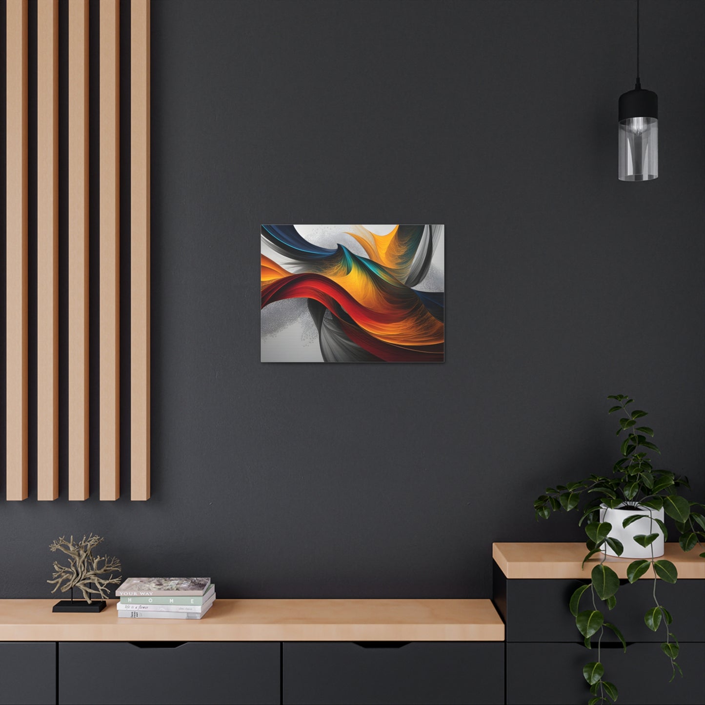 Twilight Serenade: Abstract Wall Décor