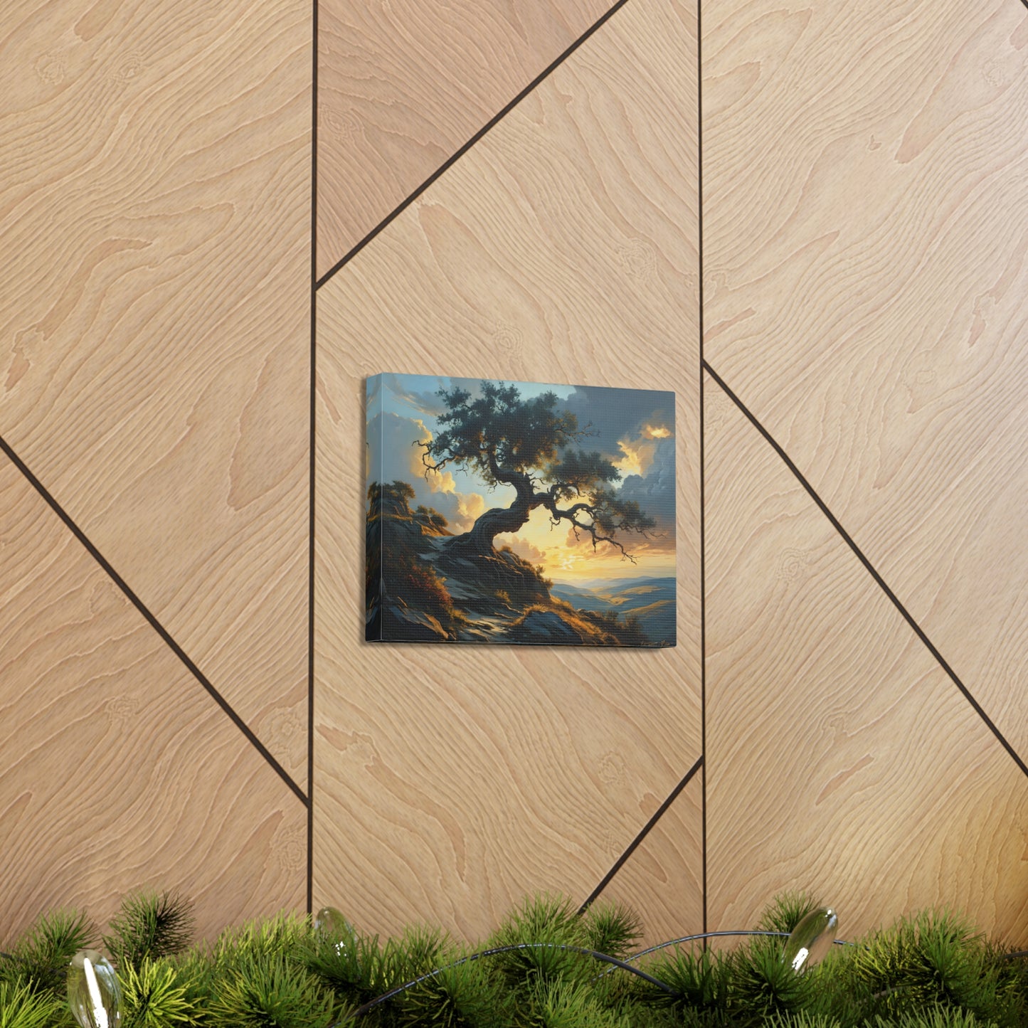 Peaceful Refuge: Classic Oil Painting Wall Décor