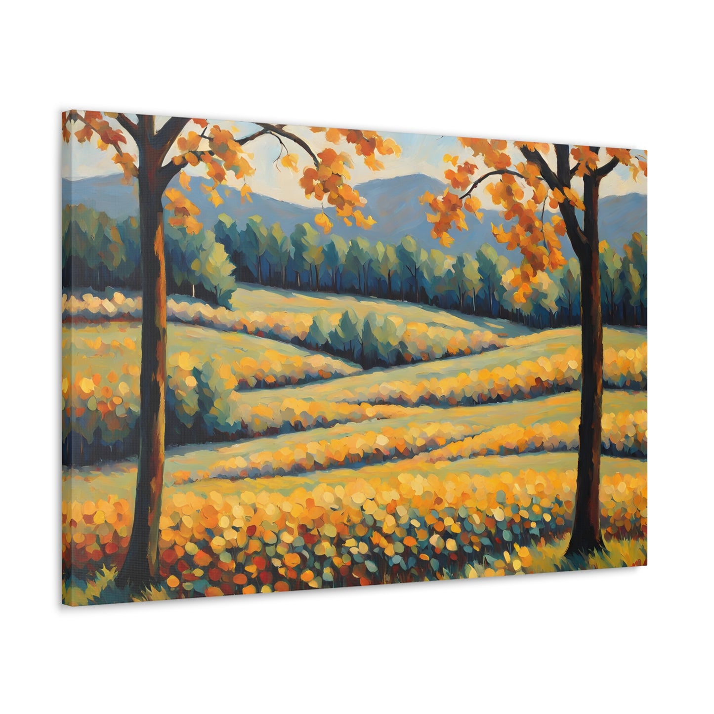 Whispering Valley: Classic Oil Painting Wall Décor