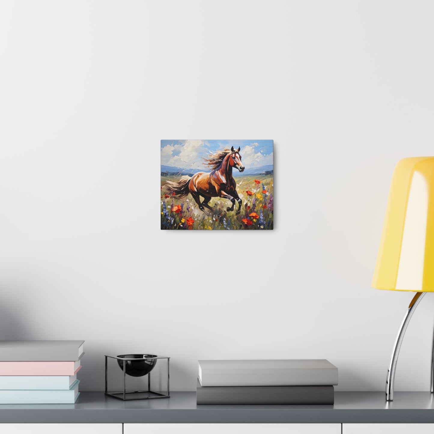 Field of Wild Flowers: Classic Oil Painting Wall Décor