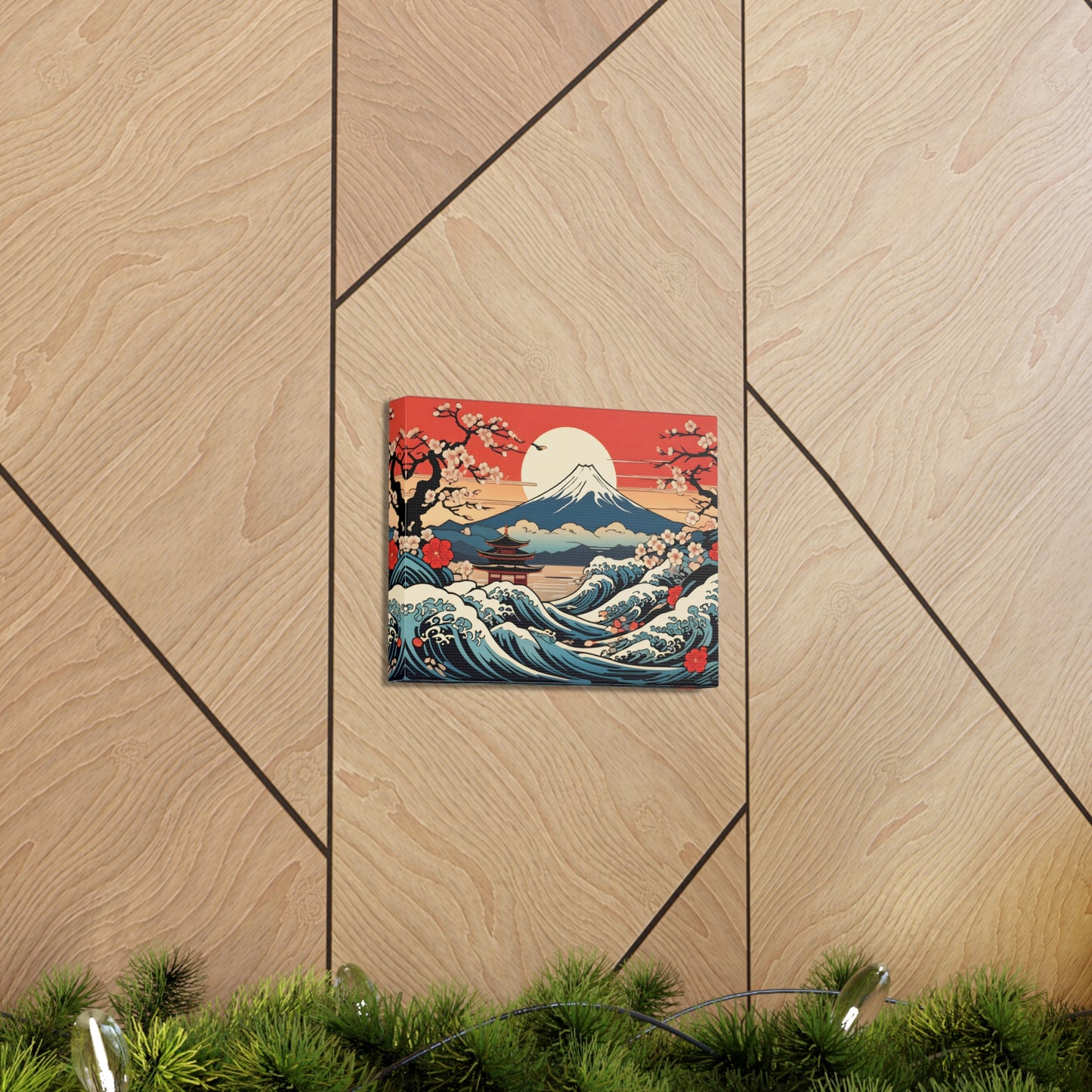 Crashing Monastery: Ukiyo-e Wall Décor