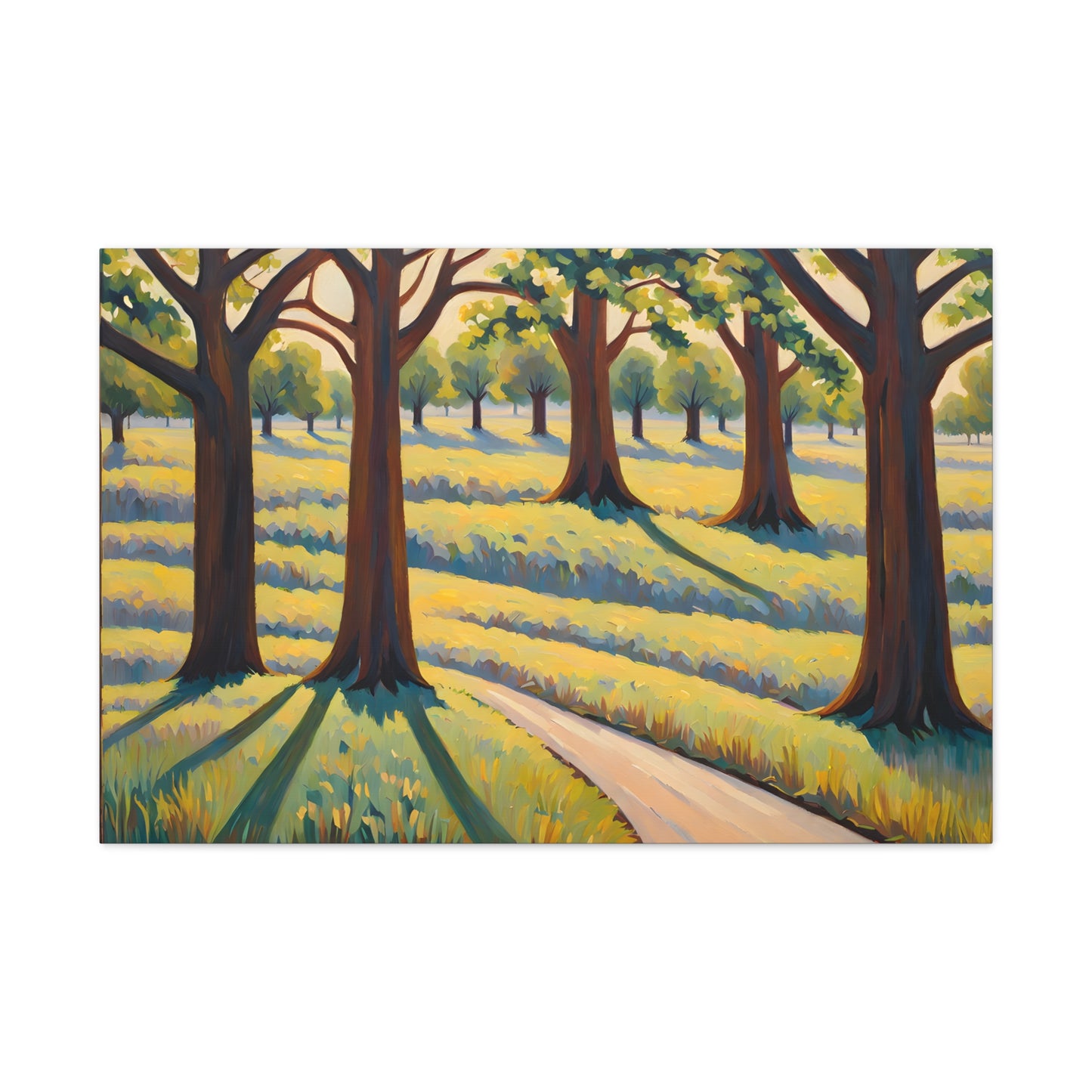 Tranquil Countryside: Classic Oil Painting Wall Décor