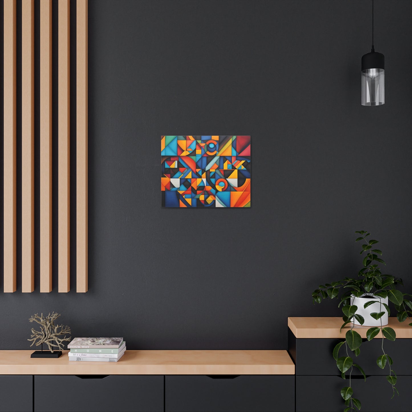 Iridescent Maze: Abstract Wall Décor