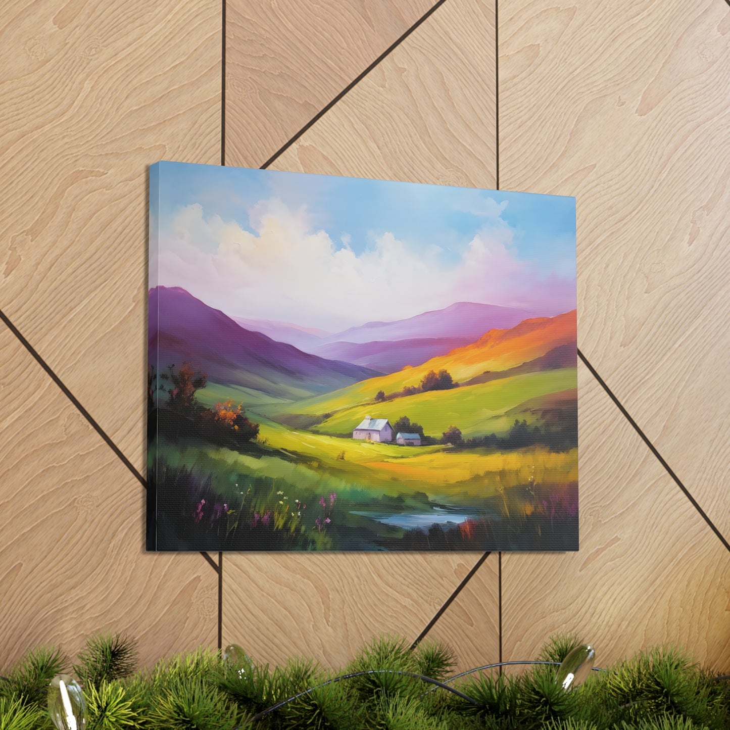 Enchanted View: Classic Oil Painting Wall Décor