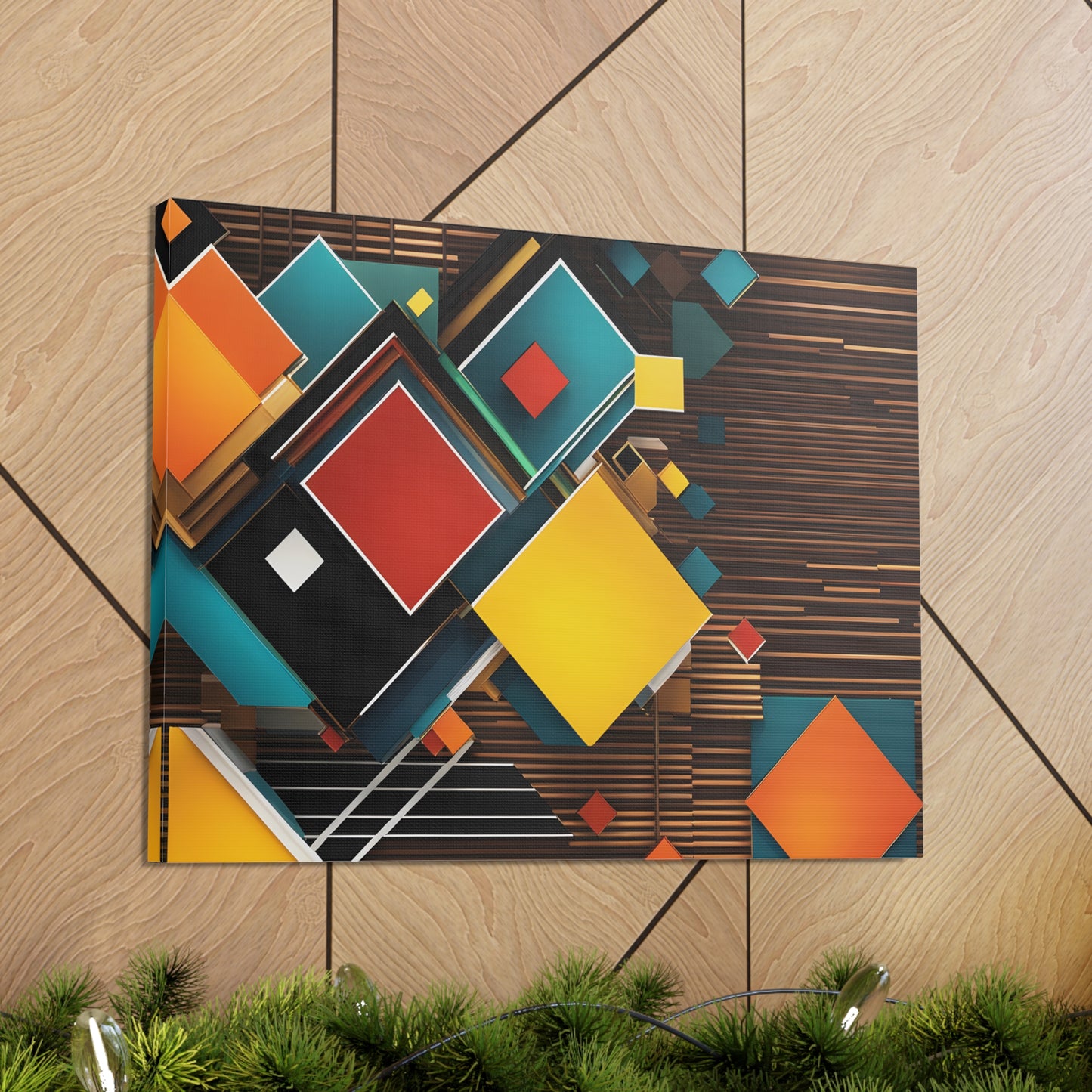 Prismatic Passages: Abstract Wall Décor